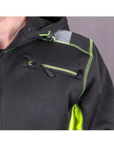 LH-TROTTEL-Jacheta de protectie softshell reflectorizanta Leber & Hollman - Geaca reflectorizanta