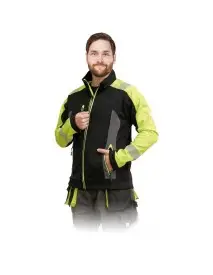 Jacheta de protectie softshell reflectorizanta LH-SHELLVIS Leber & Hollman - Geaca reflectorizanta