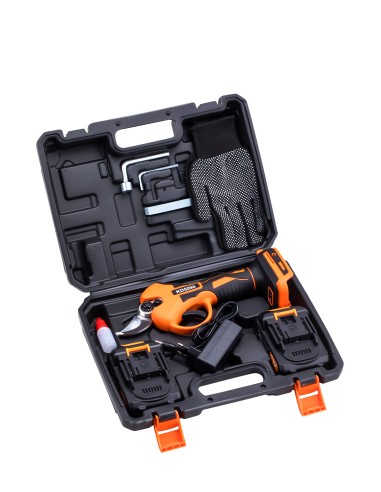 Foarfece taiat acumulator 2x21V 2Ah, Kraft&Dele, KD5090