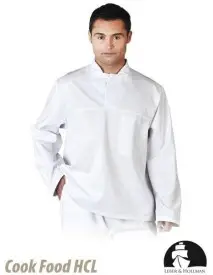 Bluza de protectie, alba, tunica, pentru barbati LH-FOOD_JWB RAW-POL - Horeca