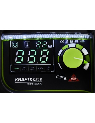 Aparat de sudura invertor 330A MMA TIG LIFT VRD, Kraft&Dele, KD1783