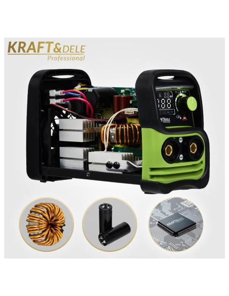 Aparat de sudura invertor 330A MMA TIG LIFT VRD, Kraft&Dele, KD1783