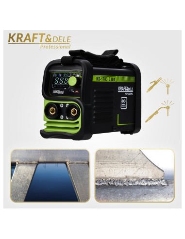 Aparat de sudura invertor 330A MMA TIG LIFT VRD, Kraft&Dele, KD1783