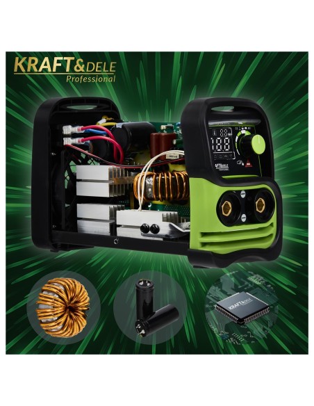 Aparat de sudura invertor 330A MMA TIG LIFT VRD, Kraft&Dele, KD1783