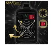 Aparat de sudura invertor 330A MMA TIG LIFT VRD, Kraft&Dele, KD1783