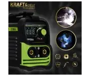 Aparat de sudura invertor 330A MMA TIG LIFT VRD, Kraft&Dele, KD1783