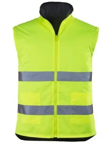 Geaca de protectie 4 in 1 reflectorizanta ROADWAY FLUO GANTELINE Coverguard - Geaca reflectorizanta