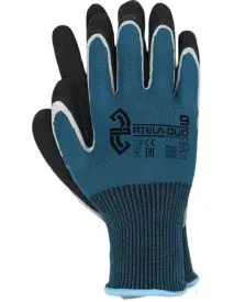 Manusi de protectie din latex dublat, Reis, flexibile, rezistente la abraziune, Rtela Dual