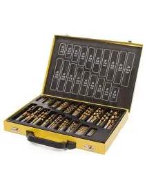 Set de burghie TITANIU 170 buc., Powermat, PM0336