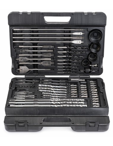 Set de burghie si biti 204 buc, Powermat, PM0701