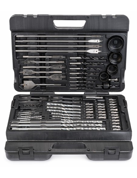 Set de burghie si biti 204 buc, Powermat, PM0701