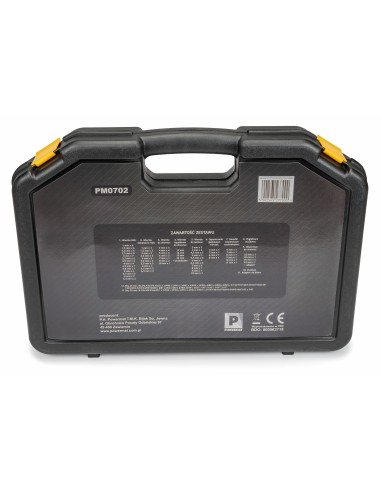 Set de burghie si biti 246 piese, Powermat, PM0702