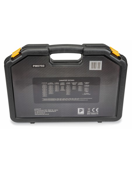 Set de burghie si biti 246 piese, Powermat, PM0702