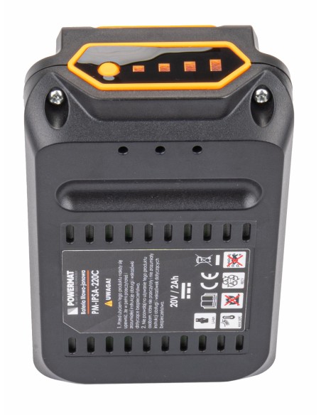 Acumulator / baterie 20V / 2AH, Powermat, PM0757 Acumulator / baterie 20V / 2AH, Powermat, PM0757