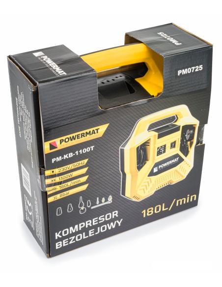 Compresor fara ulei, Powermat, PM0725 Compresor fara ulei, Powermat, PM0725