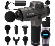 Masaj vibrator pistol + 6 capete, Powermat, PM0852