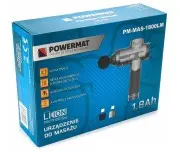 Masaj vibrator pistol + 6 capete, Powermat, PM0852