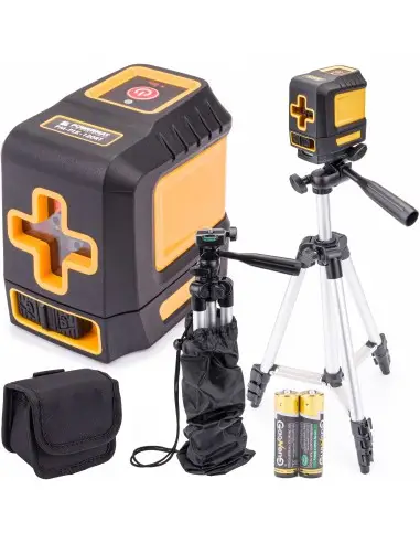 Nivelă laser PM-PLK-120RT + trepied si husa, Powermat, PM0778