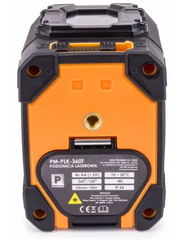 Nivelă laser 360° + trepied si husă, Powermat, PM0779