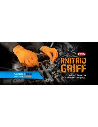 Manusi nitril pentru mecanic, Reis,...