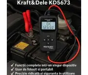 Tester baterie 12/24V Kraft&Dele KD5673