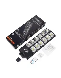 Lampa solara  LED cu telecomanda, Kraft&Dele, 1700W, 80000lm, KD3481