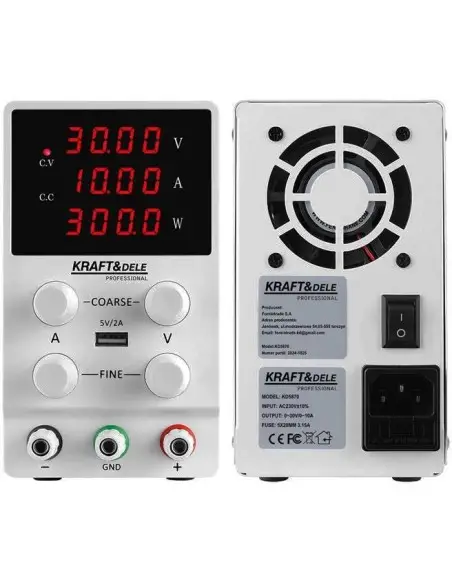 Sursa de Alimentare de Laborator, Kraft&Dele, KD5870 Sursa de Alimentare de Laborator, Kraft&Dele, KD5870