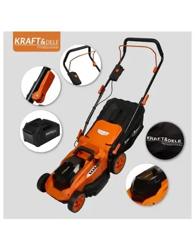 Masina de tuns iarba cu baterie 50L 38CM 40V, Kraft&Dele, KD5411