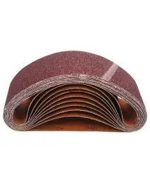 BANDA ABRAZIVA PENTRU SLEFUITORUL CU BANDA P180 10 BUCATI, Kraft&Dele, KD12636