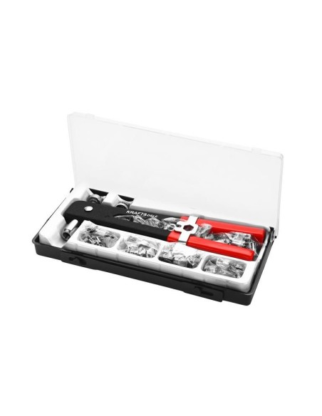 Set de nituinare pentru nituri cu filet interior, Kraft&Dele, KD11299 Set de nituinare pentru nituri cu filet interior, Kraft&Dele, KD11299