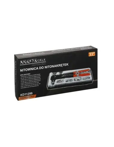 Set de nituinare pentru nituri cu filet interior, Kraft&Dele, KD11299 Set de nituinare pentru nituri cu filet interior, Kraft&Dele, KD11299
