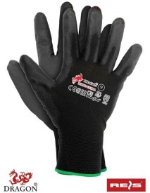 Manusi de protectie imersate cu nitril negru RNIFO-ULTRA Reis - Manusi impregnate/imersate