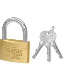 Lacat greu din alama, TOTAL, TLK32702, 70 mm, 3 chei