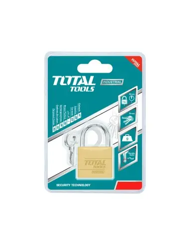 Lacat greu din alama, TOTAL, TLK32702, 70 mm, 3 chei