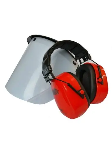 Set viziera si antifoane de protectie Bushmaster JSP RAW-POL - Viziere de protectie