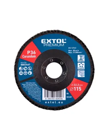 Disc abraziv corindon, 115mm, 8803461, O115mm, P36
