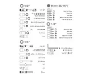 Set tubulare, EXTOL PREMIUM, 8818338, CrV, S2