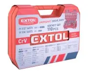 Set tubulare, EXTOL PREMIUM, 8818338, CrV, S2