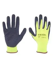 Manusi din nylon, EXTOL PREMIUM, 8856645, 9", latex palmă