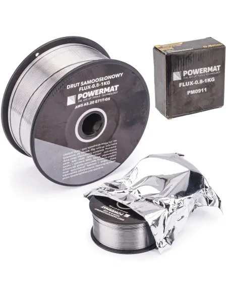 Sarma de sudura cu miez (autoprotejata) 0,8mm 1kg, PM0911 Sarma de sudura cu miez (autoprotejata) 0,8mm 1kg, PM0911