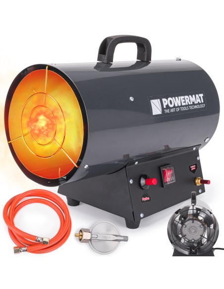 Incalzitor cu suflanta pe gaz 15kW, Powermat, PM1029 Incalzitor cu suflanta pe gaz 15kW, Powermat, PM1029