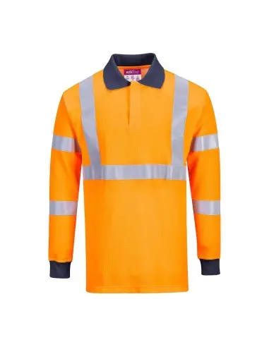 FR76- Tricou de protectie Polo Ignifug RIS PORTWEST Portwest - Echipament antistatic ignifug