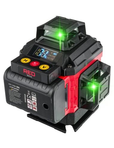 Nivelă Laser Cruce 4D 360 Verde, Red Technic, RTPLK0036
