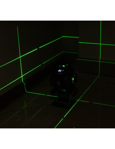 Nivelă Laser Cruce 4D 360 Verde, Red Technic, RTPLK0036