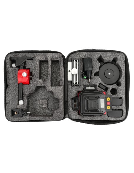 Nivelă Laser Cruce 4D 360 Verde, Red Technic, RTPLK0036