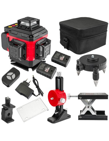 Nivelă Laser Cruce 4D 360 Verde, Red Technic, RTPLK0036