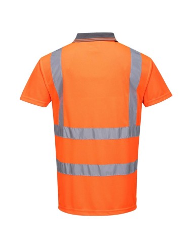 RT22-Tricou Polo de protectie reflectorizant HiVis RIS Portwest - Tricou reflectorizant