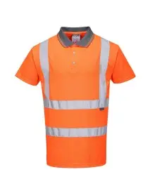 RT22-Tricou Polo de protectie reflectorizant HiVis RIS Portwest - Tricou reflectorizant