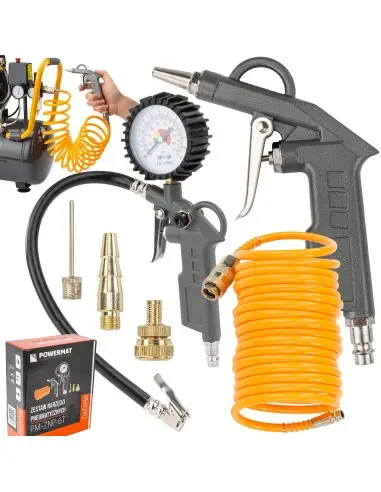 Set de unelte pneumatice PM-ZNP-6T, PM1290 Set de unelte pneumatice PM-ZNP-6T, PM1290