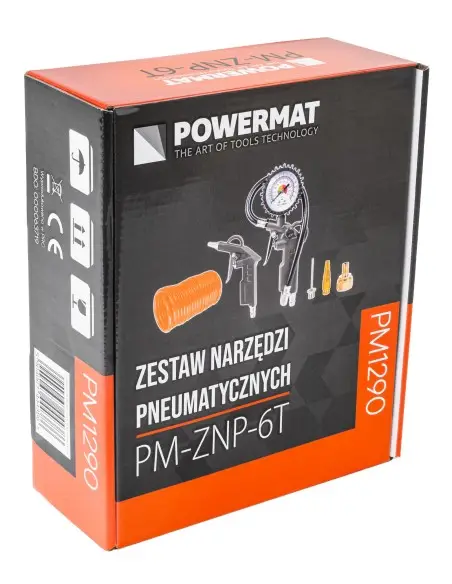 Set de unelte pneumatice PM-ZNP-6T, PM1290 Set de unelte pneumatice PM-ZNP-6T, PM1290